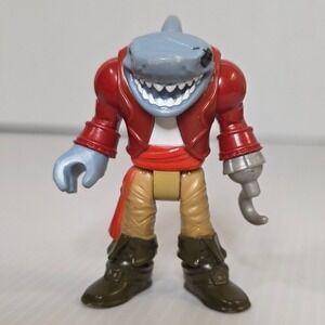 Fisher-Price Imaginext Pirate Shark Captain Figure Hook Hand